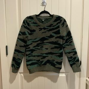 Barefoot Dreams camo sweater